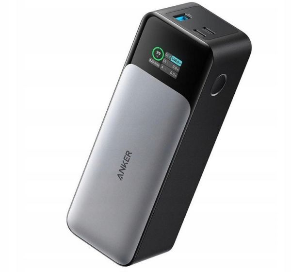 Зовнішній акумулятор Anker PowerCore 737 GaNPrime 24000 mAh 140W PD Black (A1289011)