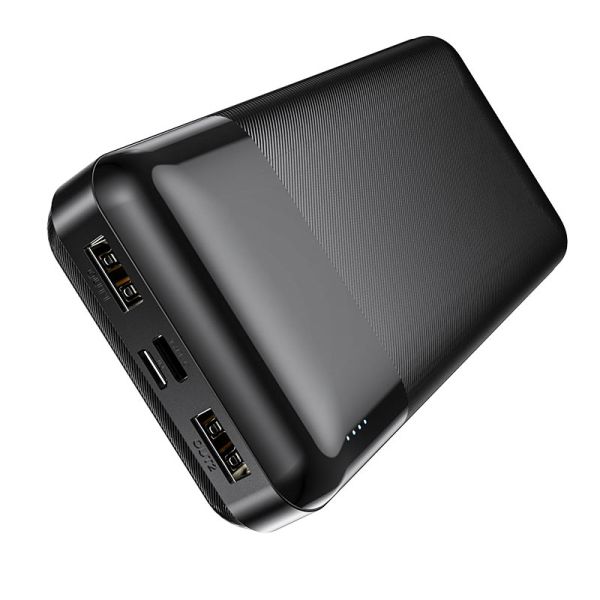 Зовнішній аккумулятор Power Bank Hoco J72A Easy travel 20000mAh, Чорний