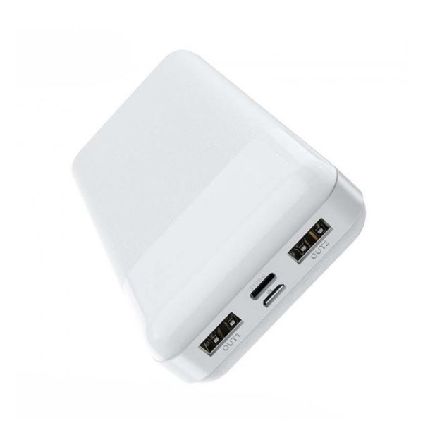 Зовнішній аккумулятор Power Bank Hoco J72A Easy travel 20000mAh Білий