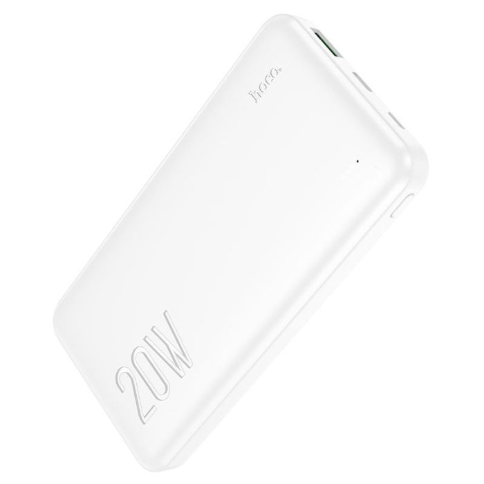 Hoco J87 10000 mAh Tacker PD20W+QC3.0 Білий
