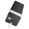 Hoco J86A-50000 mAh потужний 2 USB, USB-C, Micro-USB/Type-C, із ліхтарем, швидка зарядка Quick Charge Чорний