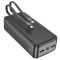 Hoco J118B вихід: 2 USB (5V/2A)+кабель Lightning/Type-C, чорний