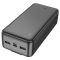 Hoco J118B вихід: 2 USB (5V/2A)+кабель Lightning/Type-C, чорний