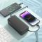 Hoco J118B вихід: 2 USB (5V/2A)+кабель Lightning/Type-C, чорний