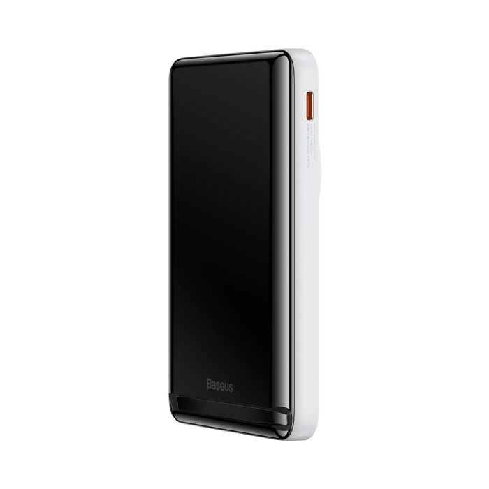 Baseus Magnetic Bracket (Overseas Edition) 10000 mAh 20W (Qi 15W) (PPCX000202) White