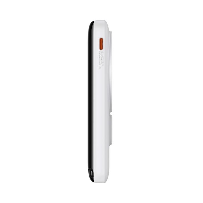 Baseus Magnetic Bracket (Overseas Edition) 10000 mAh 20W (Qi 15W) (PPCX000202) White