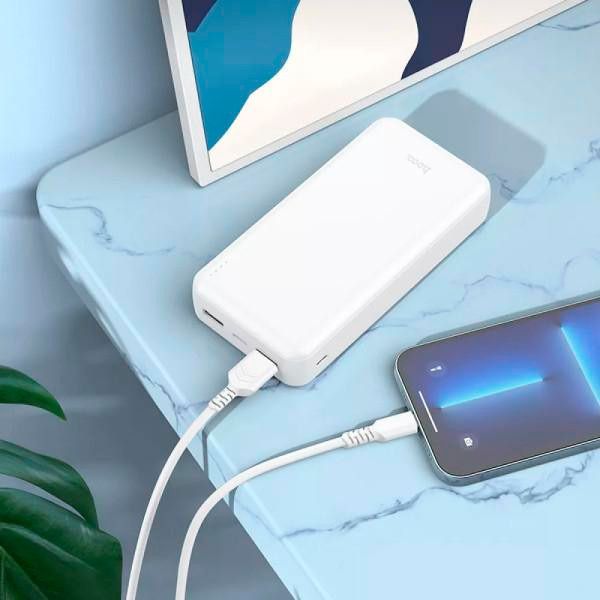 Hoco J100A High-Ranking 20000 mAh 10.5W White [101796]