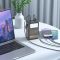 Hoco J110 Powerful 60000 mAh 22.5W 3xUSB/2xType-C QC3.0 PD3.0 ліхтарик чорний