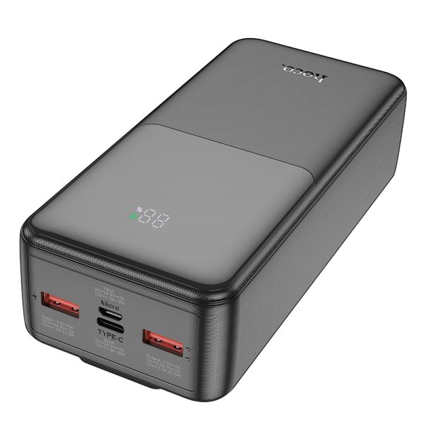 Power Bank Hoco J119B Sharp charger 22.5W+PD20 power bank with digital display (30000mAh) Black