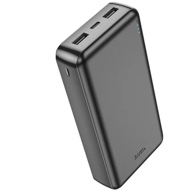 портативне зарядне Power Bank Hoco J100A 20000mAh, чорне
