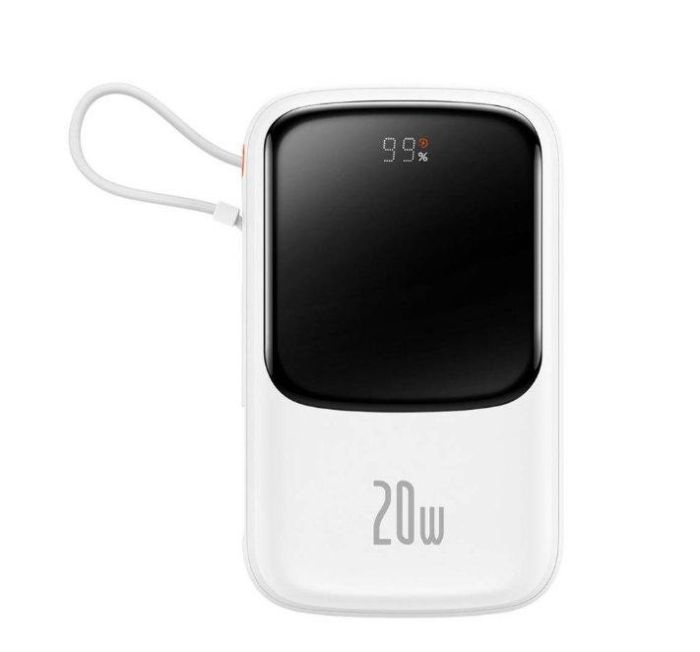 Baseus Qpow Pro 10000 mAh 20W PPQD020002 білий