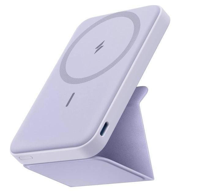 Anker 622 5000 mAh 12W та підставкою Бездротовий Magsafe для iPhone Фіолетовий