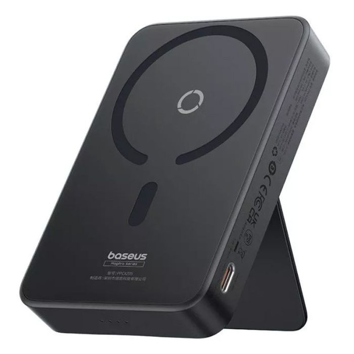 Baseus MagPro Magnetic Bracket 20W с БЗП5000 mAh (PPCXZ05) Black