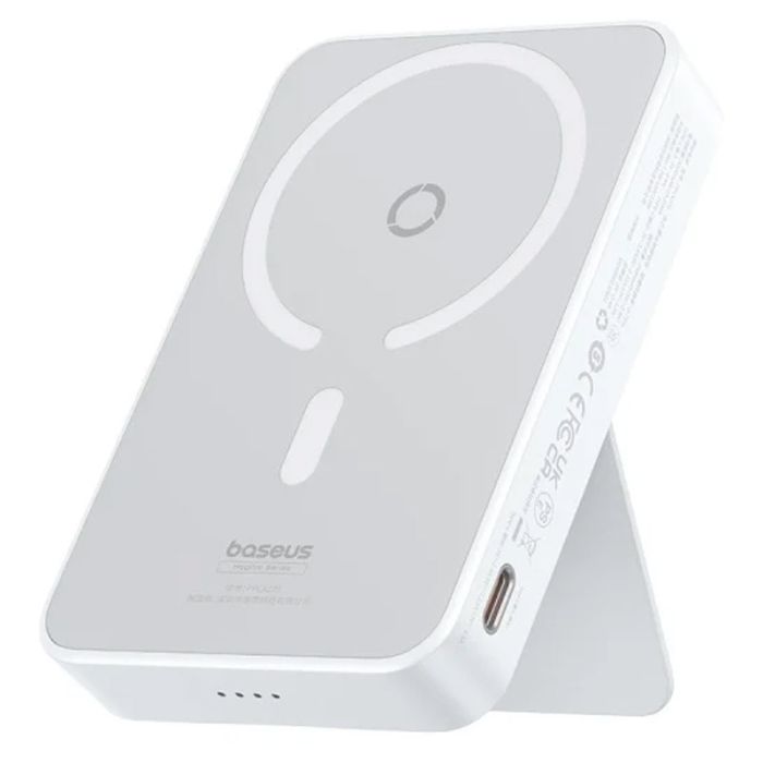 Baseus MagPro Magnetic Bracket 20W с БЗП5000 mAh (PPCXZ05) White