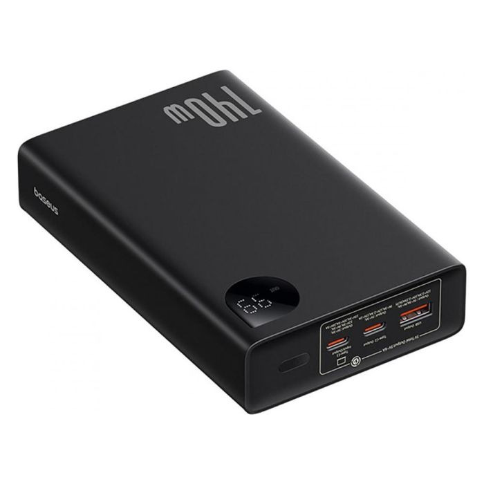 Baseus Adaman Digital Display | 24000 mAh, 140W, PD/QC| Чорний