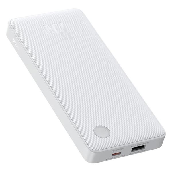 Baseus Airpow Lite 10000 mAh USB + Type-C 15 Вт Білий