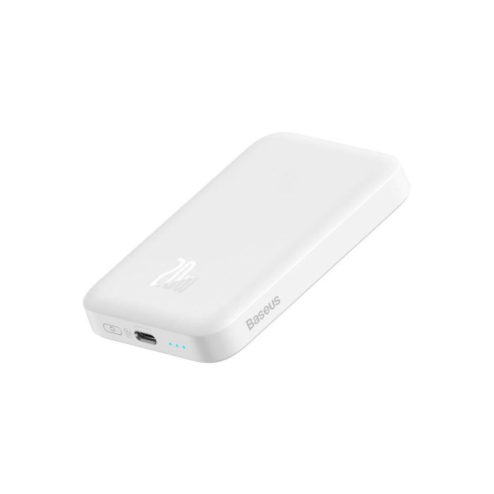 Baseus Magnetic Mini 20W 6000 mAh Magsafe Type-C Білий