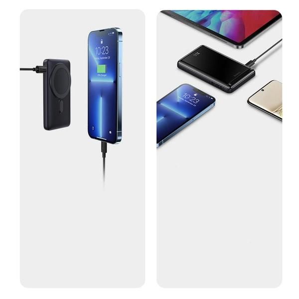 Baseus Magnetic Bracket Overseas Edition 20W 10000 mAh Magsafe Чорний