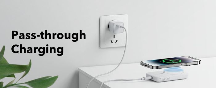 Baseus Magnetic Mini 20W 6000 mAh Magsafe Type-C Білий