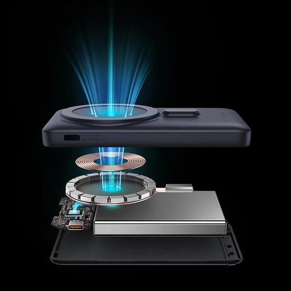Baseus Magnetic Bracket Overseas Edition 20W 10000 mAh Magsafe Чорний