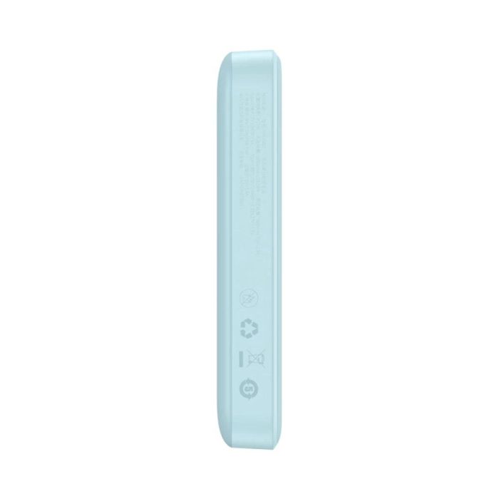 Qi 15W Baseus Magnetic Mini Wireless Fast Charge 2in1 10000 mAh 20W 2.4A QC3.0+PD3.0 (PPCX030003) Блакитний