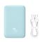 Qi 15W Baseus Magnetic Mini Wireless Fast Charge 2in1 10000 mAh 20W 2.4A QC3.0+PD3.0 (PPCX030003) Блакитний
