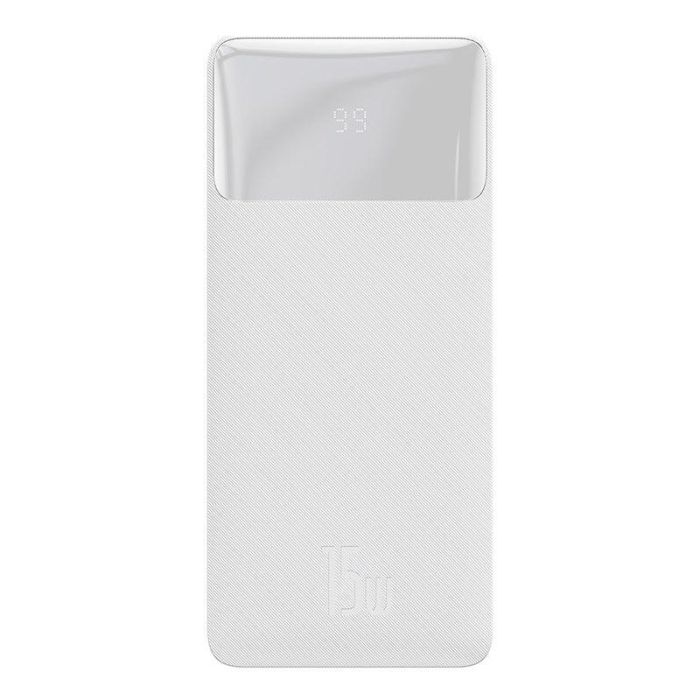 Baseus Bipow Digital Display Overseas 20000 mAh 15W (PPBD050102) білий