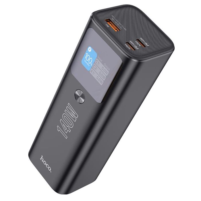 Hoco Electric PD140W 25000 mAh Q17 |1USB/2Type-C, QC/PD3.1, 140W/5A| чорний