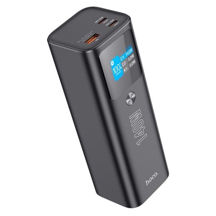 Hoco Electric PD140W 25000 mAh Q17 |1USB/2Type-C, QC/PD3.1, 140W/5A| чорний