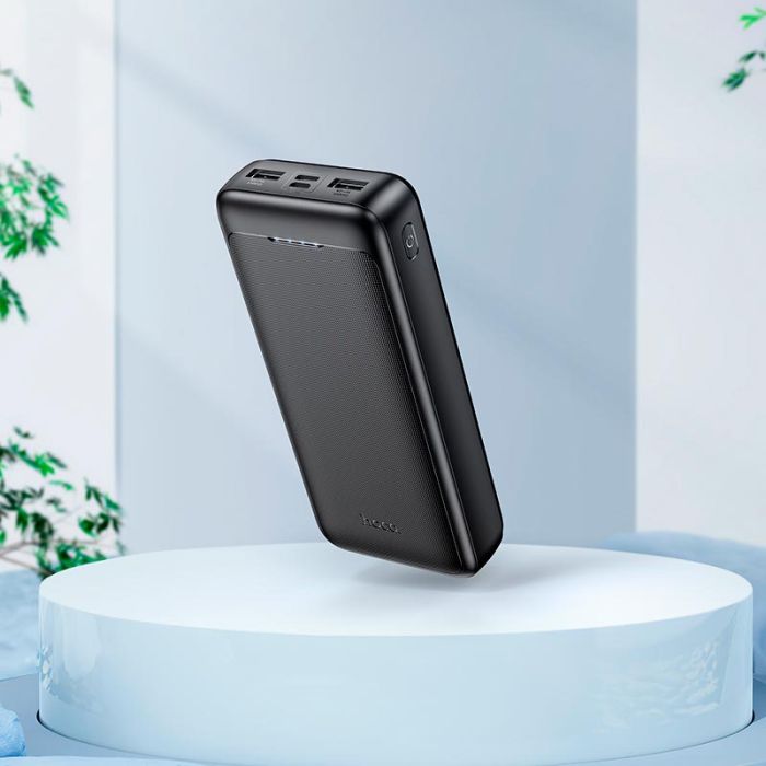 Hoco Smart charge J111A (20000 mAh) |2USB/Type-C, 2A| чорний