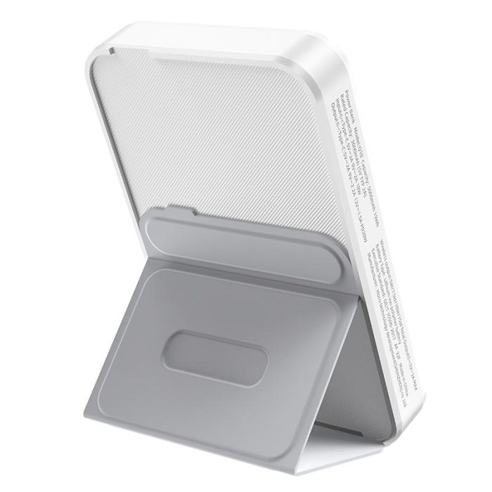 Hoco Transparent discovery edition magnetic fast charge Q10 5000 mAh |Type-C, 3A/20W, QC/PD| білий