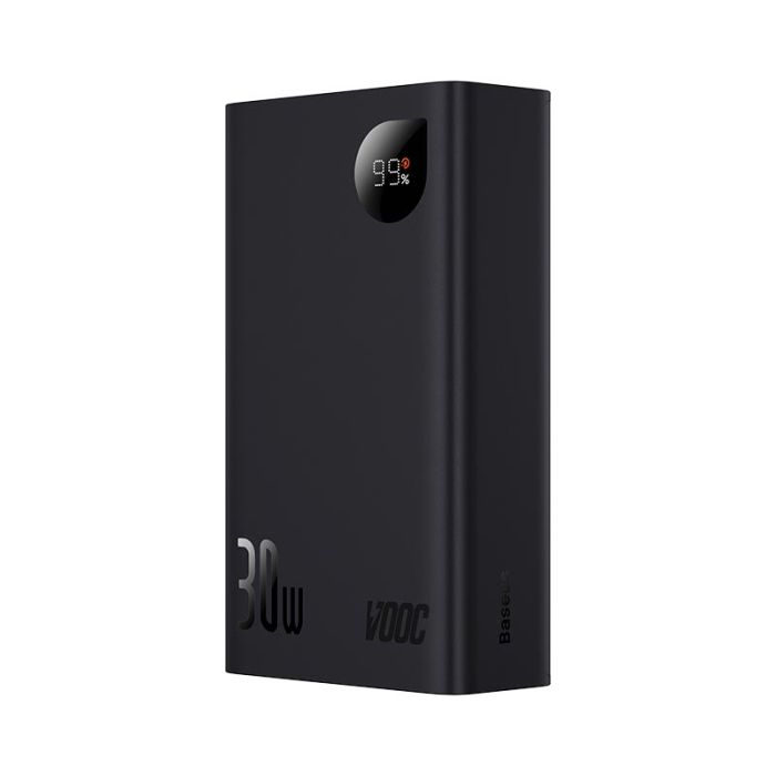 Baseus Adaman2 Digital Display Fast Charge 20000 mAh (VOOC Edition) |2USB/Type-C, PD/QC, 30W/3A| чорний