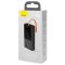 Baseus Elf Digital Display Fast Charging 20000 mAh |2USB/1Type-C+Type-C Cable, 5A/65W| (PPJL000001) чорний
