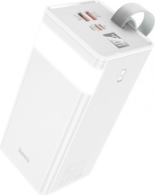 Повербанк із швидкою зарядкою Hoco J86A 22.5W 50000mAh білий