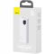 Baseus 10000 mAh павер бенк для телефону зі швидкою зарядкою, 30W Білий