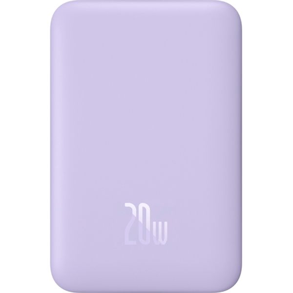 Зовнішній акумулятор Baseus Magnetic Bracket Mini 10000mAh 20W Purple (P10059001513-00) [102128]