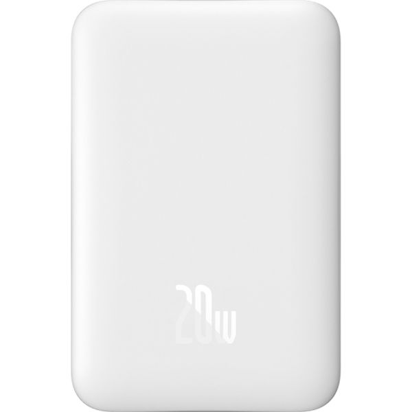 Зовнішній акумулятор Baseus Magnetic Bracket Mini 10000mAh 20W White (P10059001223-00) [102126]