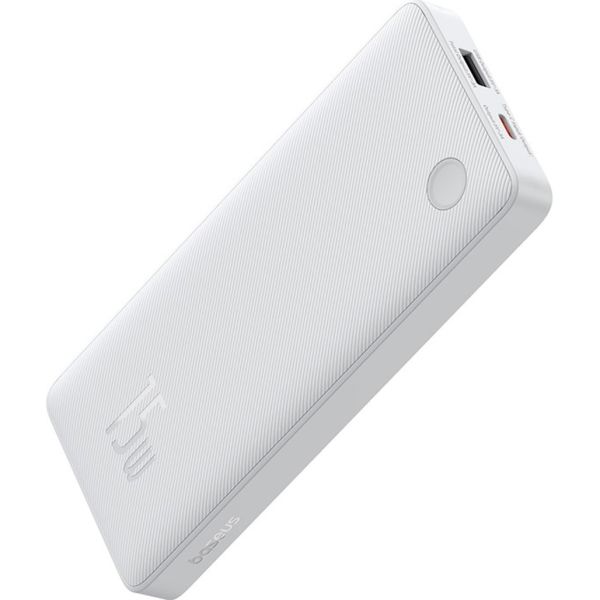 Зовнішній акумулятор Baseus Airpow Lite 10000mAh 15W White (P10067500213-00) [102135]