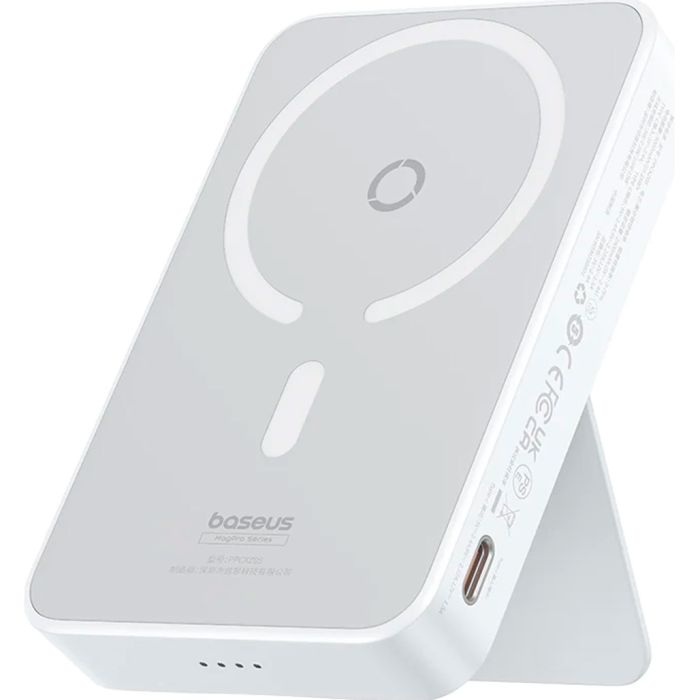 Baseus MagPro Magnetic Bracket Fast Charge 5000 mAh 20W White (P10064101223-00) [102132]