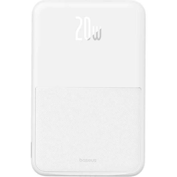 Baseus MagPro Magnetic Bracket Fast Charge 5000 mAh 20W White (P10064101223-00) [102132]