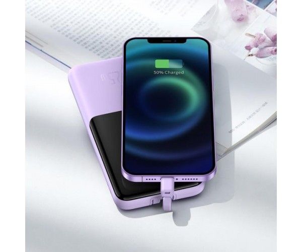 Baseus Elf Digital Display Fast Charge 10000 mAh 22.5W Purple (PPJL010005)
