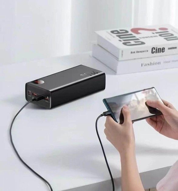 Baseus Adaman Digital Display 40000 mAh 22.5W Black (PPAD020001)