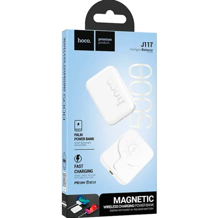 Hoco J117 Esteem MagSafe 5000 mAh White [101295]