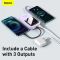 Baseus 20000 mAh з USB-C Cable Q Pow Display 22.5W Purple (PPQD-I05)  