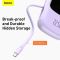 Baseus 20000 mAh з USB-C Cable Q Pow Display 22.5W Purple (PPQD-I05)  