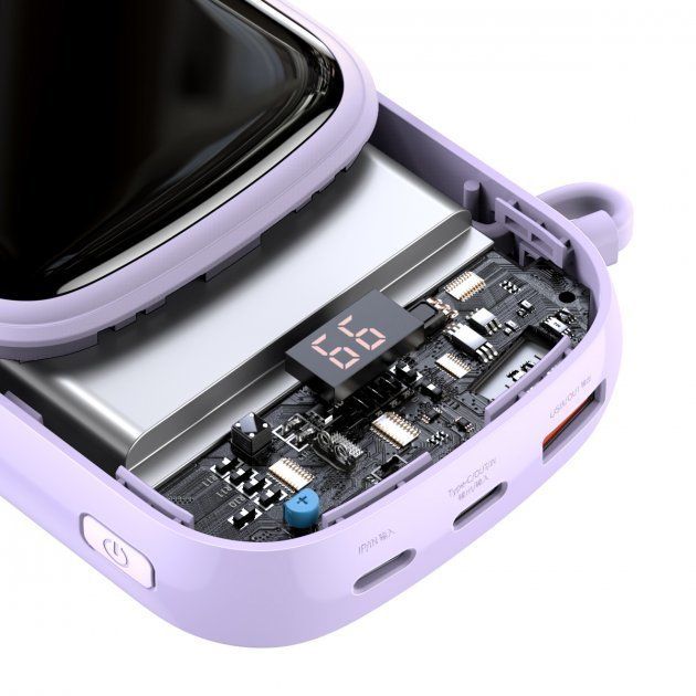 Baseus 20000 mAh з USB-C Cable Q Pow Display 22.5W Purple (PPQD-I05)  