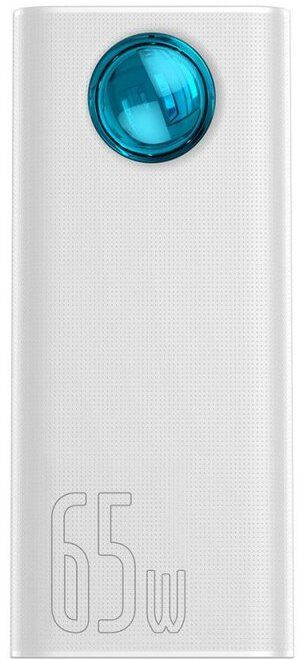 Baseus 30000 mAh Amblight Digital Display Quick Charge 65W White (PPLG-A02)  