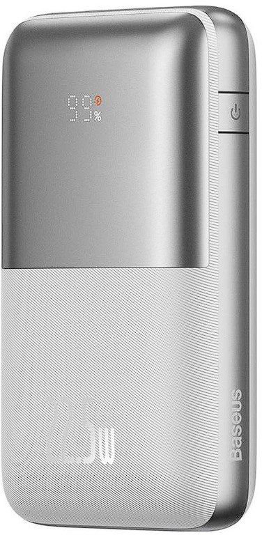 Зовнішній акумулятор Baseus Power Bank 20000mAh Bipow Pro Digital Display Pd 22.5W White (PPBD040302)  
