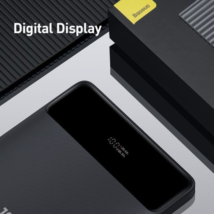 Baseus 20000 mAh Blade Digital Display 100W Black (PPBLD100-S)