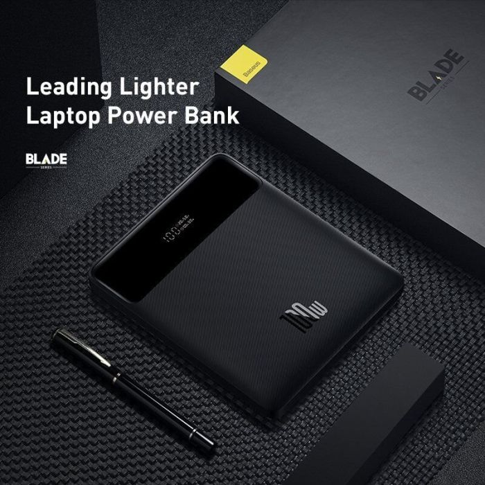 Baseus 20000 mAh Blade Digital Display 100W Black (PPBLD100-S)
